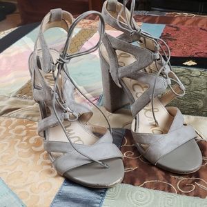 Nude Sam Edelman Chunky Heels